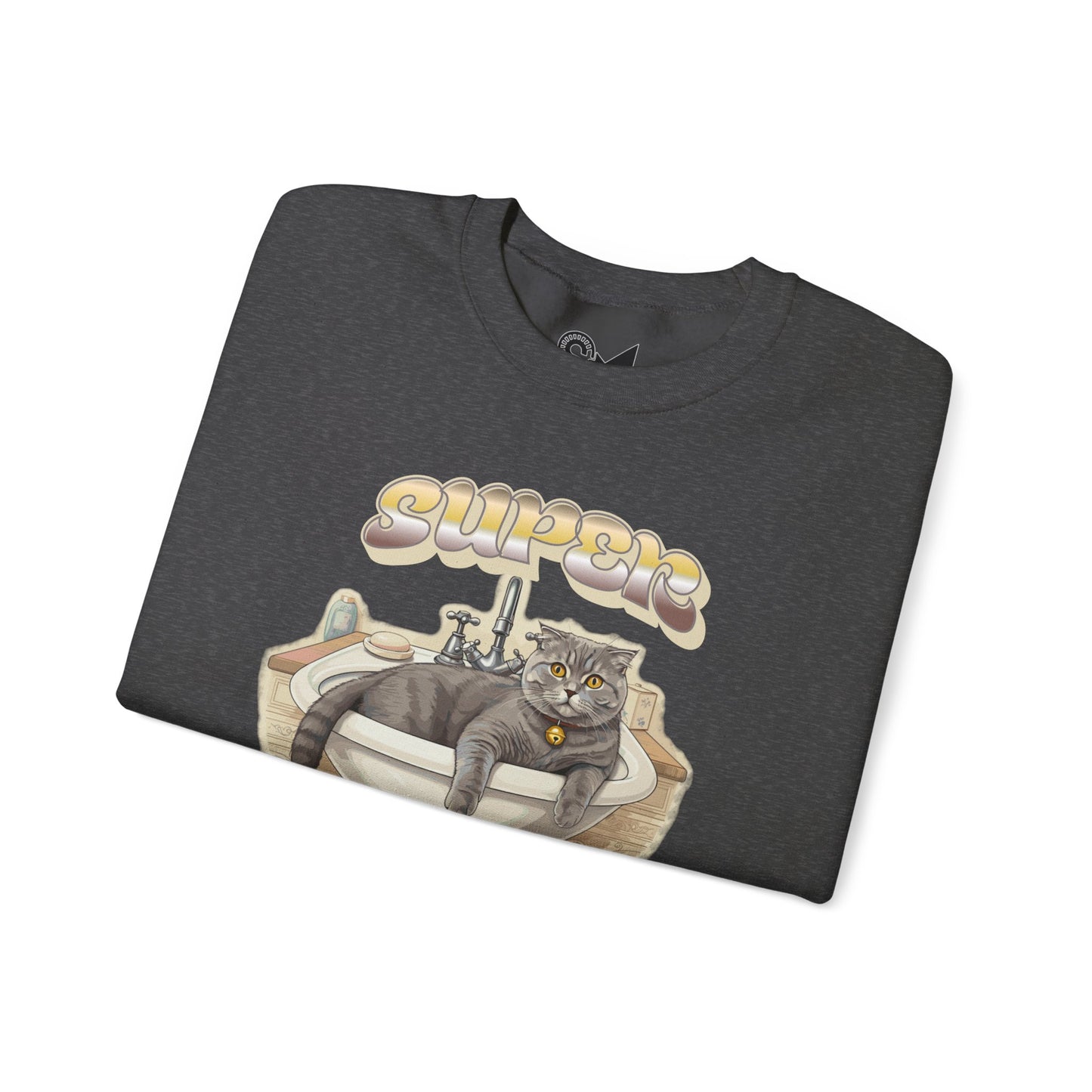 Star cat Unisex Heavy Blend™ Crewneck Sweatshirt - StyleMZ