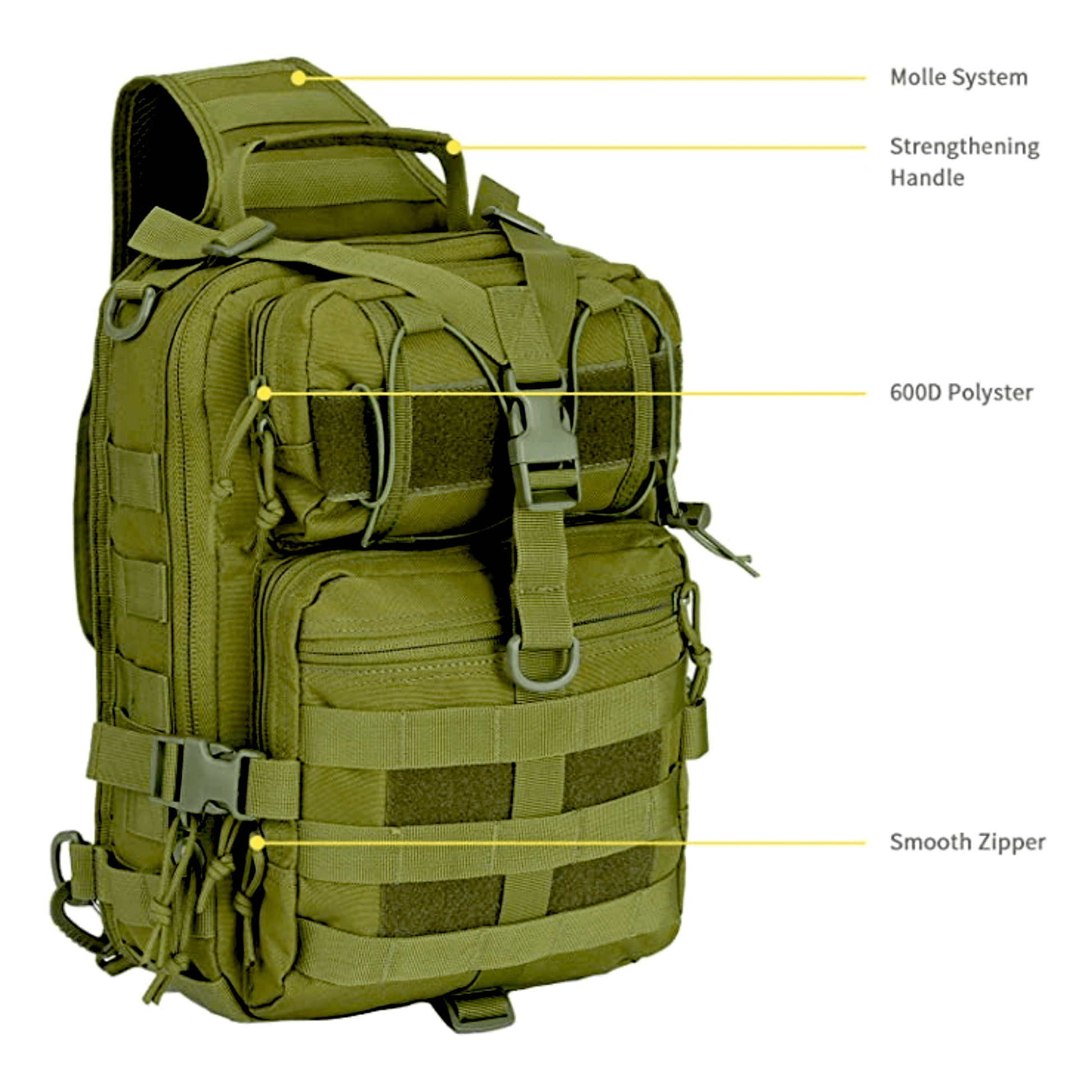 Tactical Medium Sling Range Bag - Stylemz