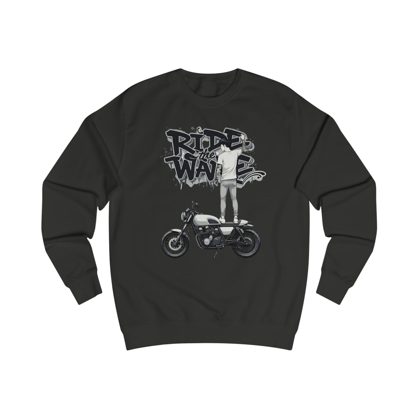 Korea -  Ride the wave only Unisex Sweatshirt  - StyleMZ