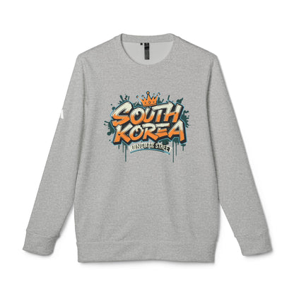 Korea - adidas Hongdae Unisex Fleece Crewneck Sweatshirt - StyleMZ - Stylemz