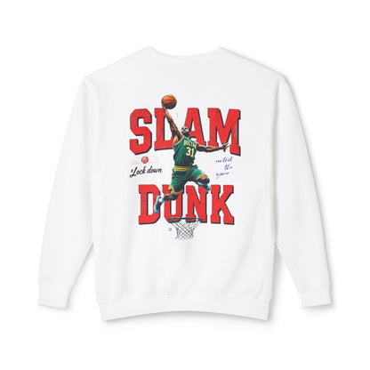 Slam Dunk Unisex Lightweight Crewneck Sweatshirt - StyleMZ