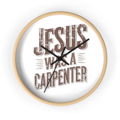 Jesus was a carpenter Wall Clock  - Korea  - StyleMZ