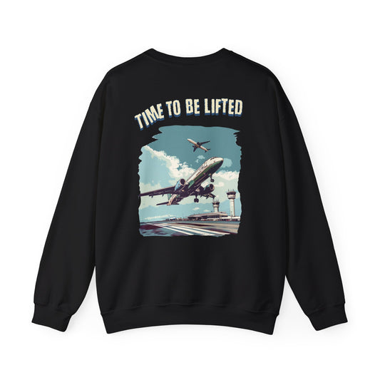 Time to be lifted Unisex Heavy Blend™ Crewneck Sweatshirt - StyleMZ