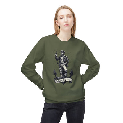 Korea -  Crafted for all journeys Unisex Midweight Softstyle Fleece Crewneck Sweatshirt  - StyleMZ