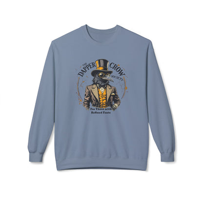 The dapper craw society Unisex Midweight Softstyle Fleece Crewneck Sweatshirt - StyleMZ