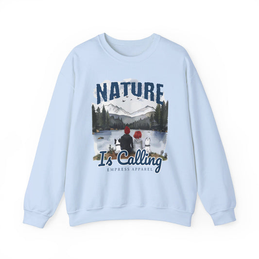 Korea -  Nature is calling Unisex Heavy Blend™ Crewneck Sweatshirt  - StyleMZ