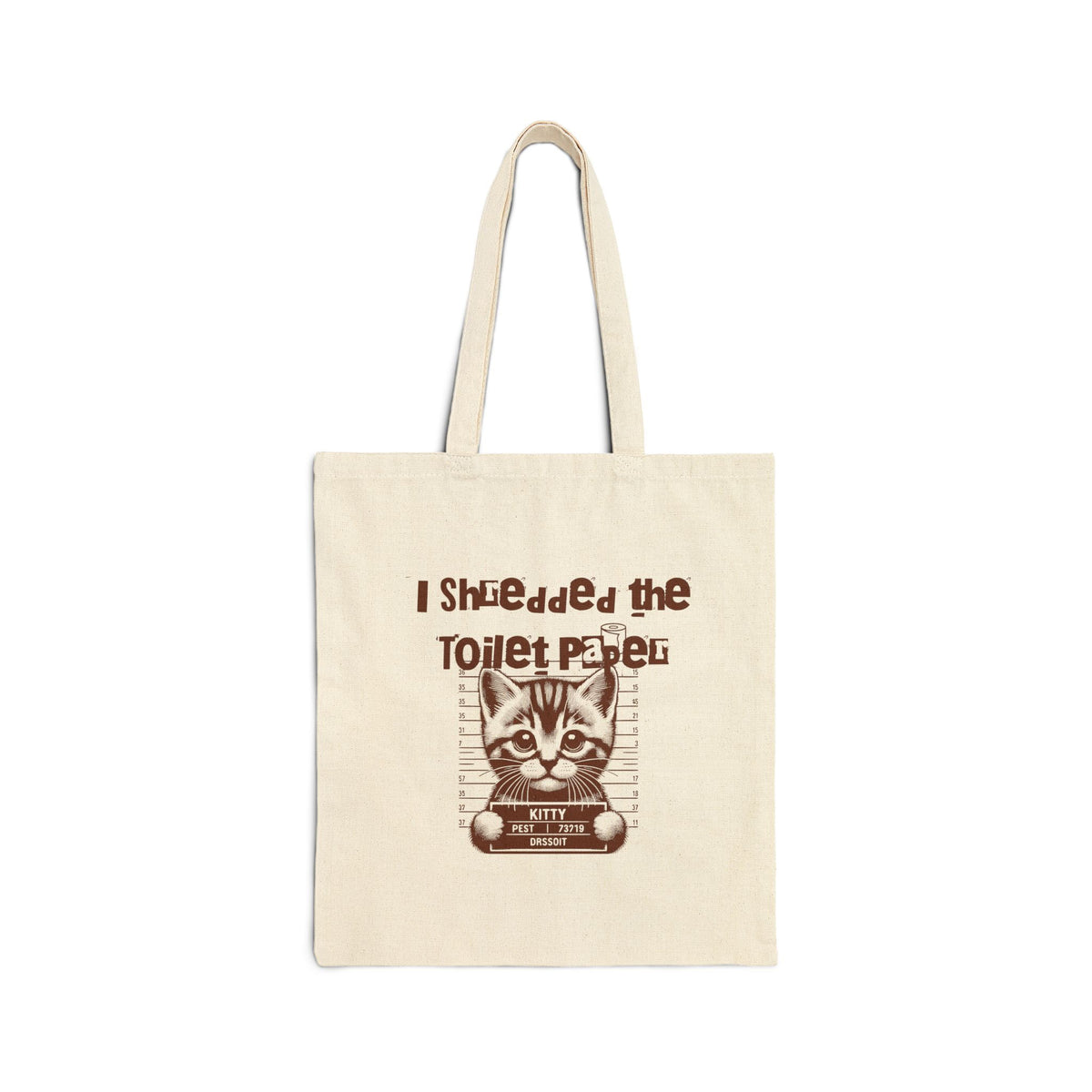 Korea -  I shredded the toilet paper.Cotton Canvas Tote Bag  - StyleMZ