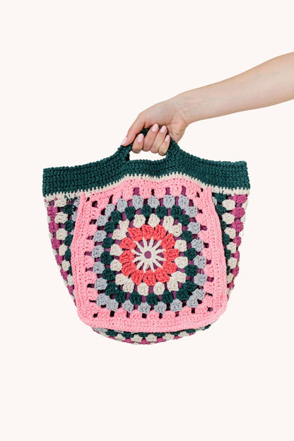 Petrol Color Handmade Eco-Friendly Cotton Crochet Bag