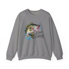 Corea - Sudadera unisex de cuello redondo Gone Fishing Heavy Blend™ - StyleMZ 