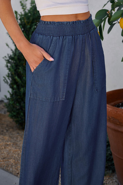 Solana High Waist Wide Leg Jeans for Effortless Style