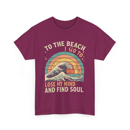 To the beach Unisex Heavy Cotton Tee