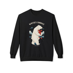 Korea -  Winter's embrace Unisex Midweight Softstyle Fleece Crewneck Sweatshirt  - StyleMZ