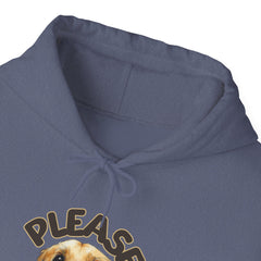 Sudadera unisex con capucha de mezcla pesada Please - Corea - StyleMZ 