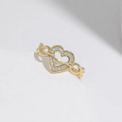 925 Sterling Silver Heart Ring