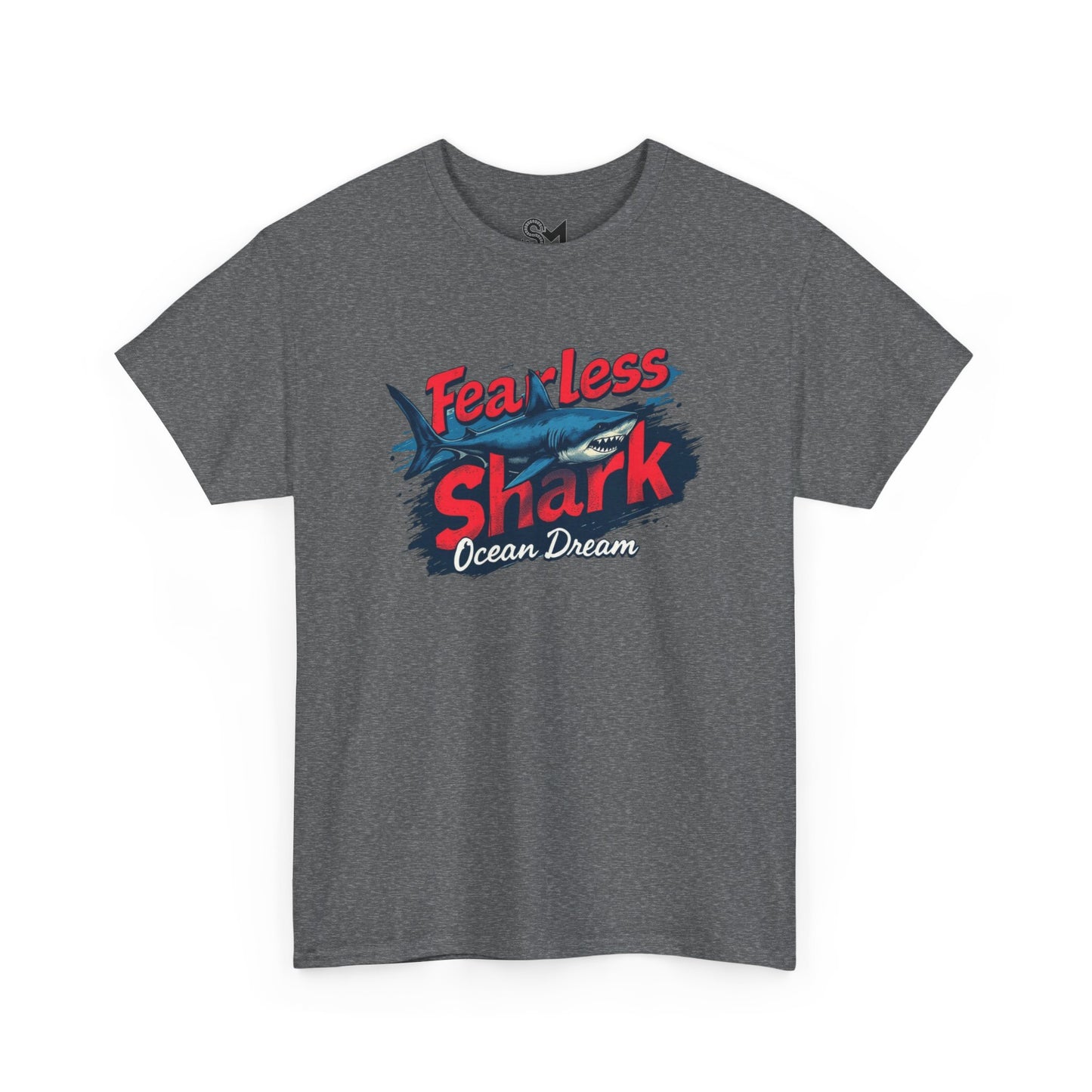 Fearless shark Unisex Heavy Cotton Tee - StyleMZ