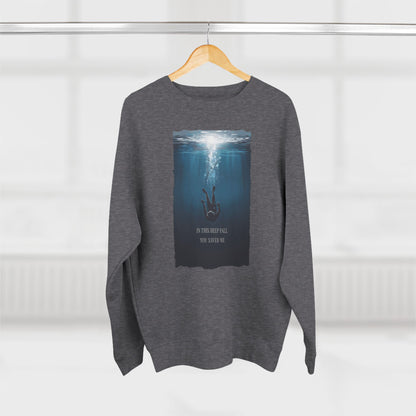 Korea -  In this deep fall, you saved me Unisex Crewneck Sweatshirt  - StyleMZ