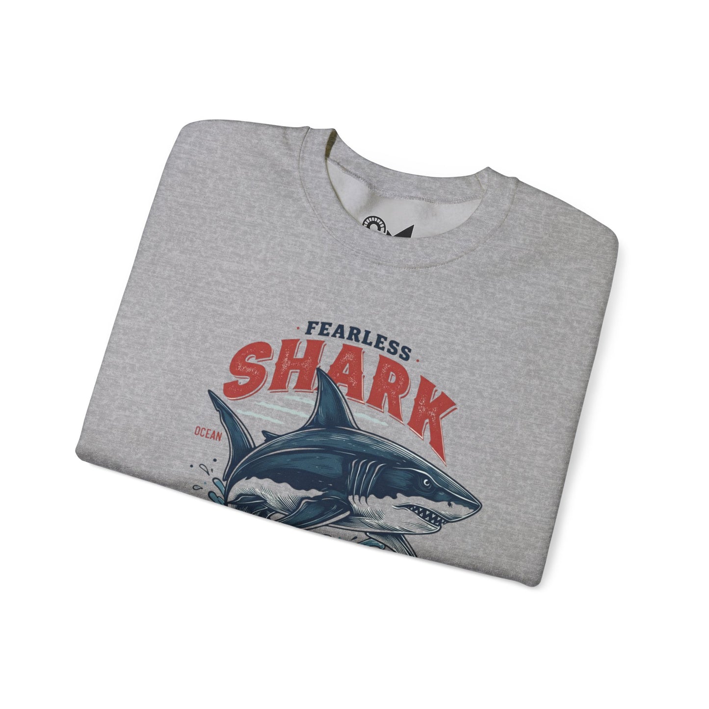 Fearless shark Unisex Heavy Blend™ Crewneck Sweatshirt - StyleMZ