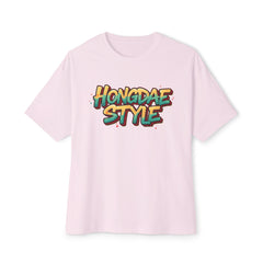 Korea -  Hongdae style Unisex Oversized Boxy Tee  - StyleMZ