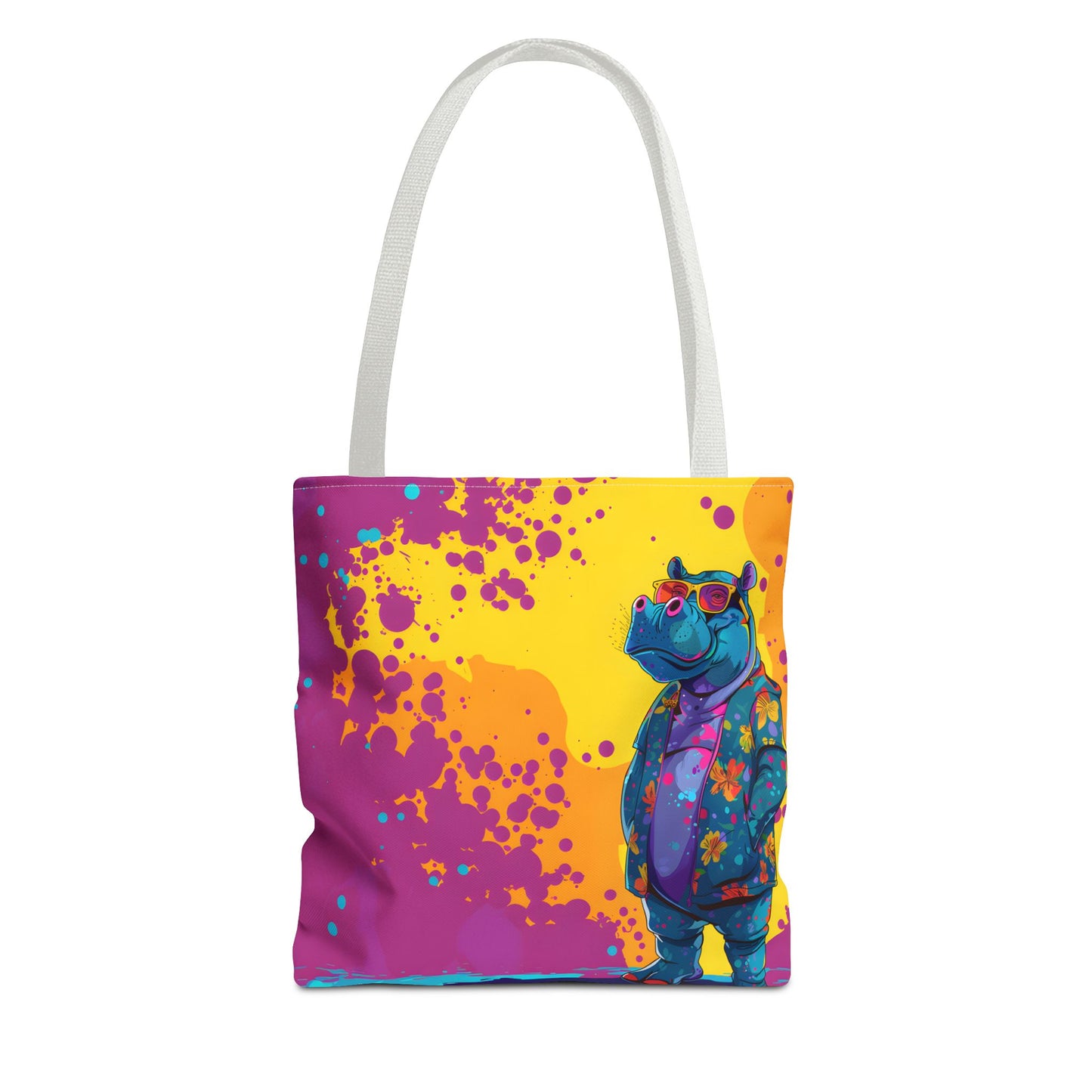 Stylish Hippo Tote Bag (AOP) - StyleMZ