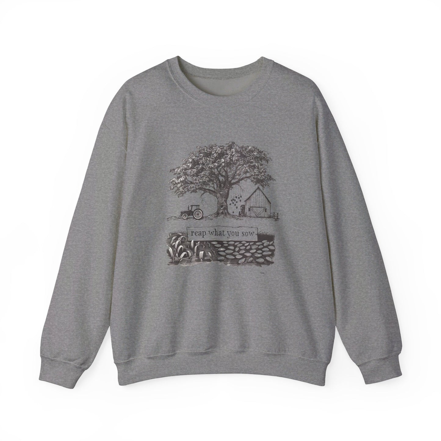 Korea -  Reap what you sow Unisex Heavy Blend™ Crewneck Sweatshirt  - StyleMZ