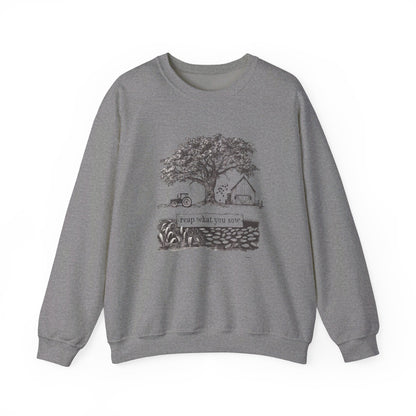 Korea -  Reap what you sow Unisex Heavy Blend™ Crewneck Sweatshirt  - StyleMZ