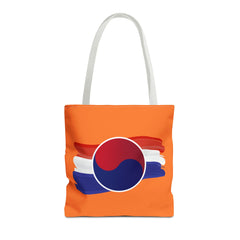 Korea -  Korean flag Tote Bag (AOP)  - StyleMZ