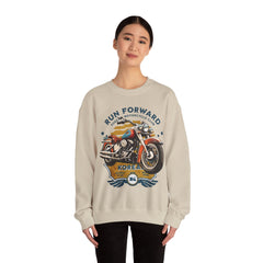 Run forward Unisex Heavy Blend™ Crewneck Sweatshirt  - StyleMZ