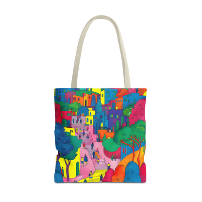 The hillside village in Korea Tote Bag (AOP) - StyleMZ