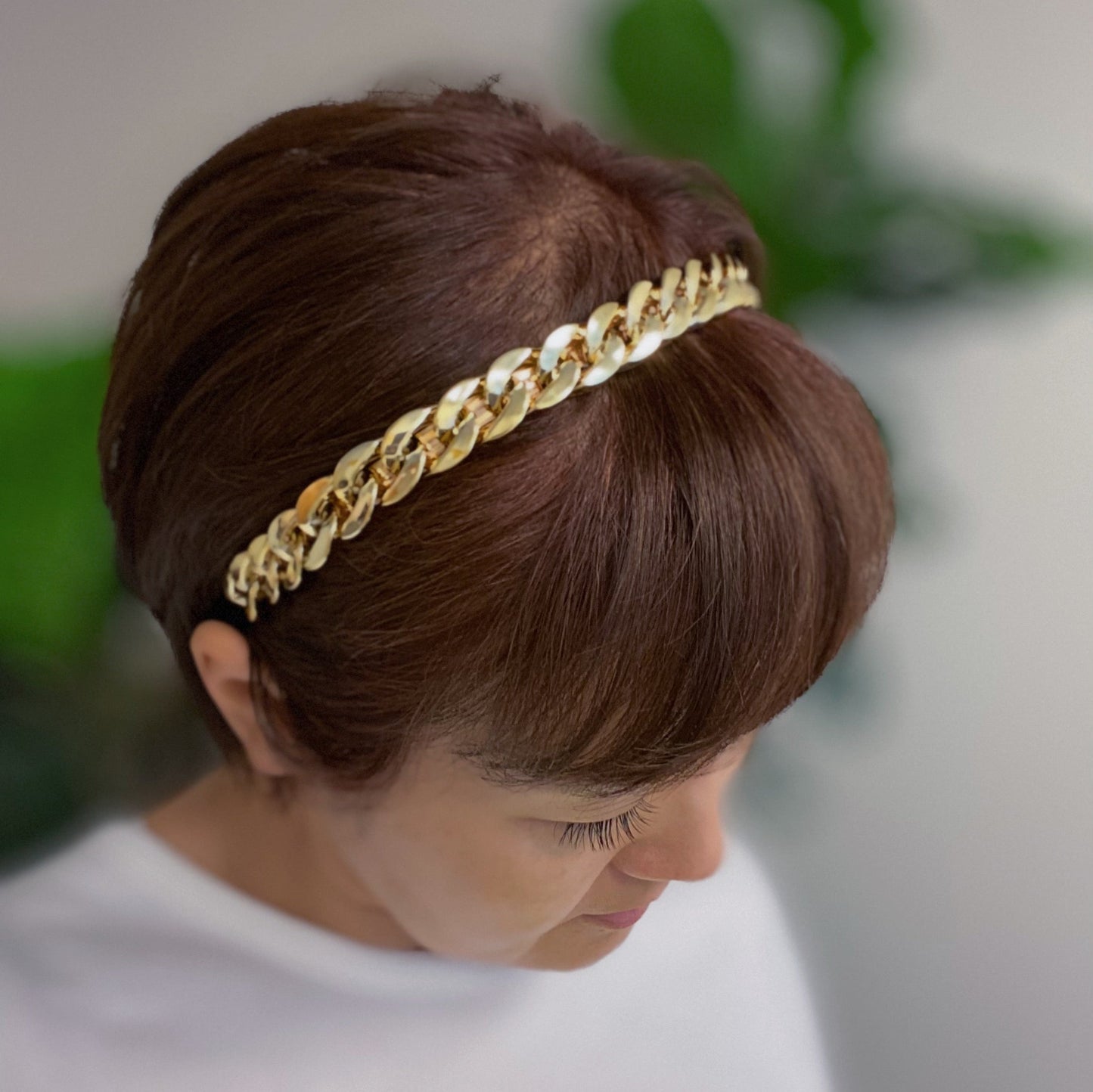 Cuban Chain Headband for Edgy Everyday Style