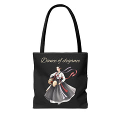 Elegance in dance Tote Bag (AOP)  - StyleMZ