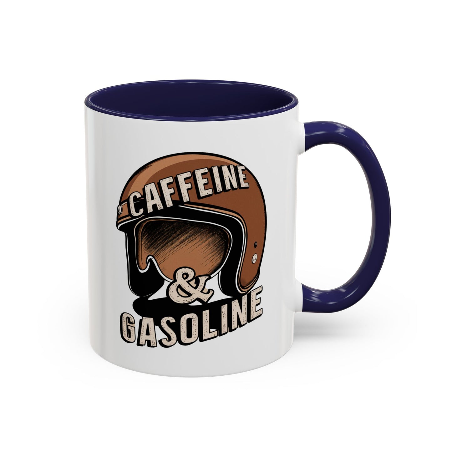 Caffein $ Gasoline Accent Coffee Mug (11, 15oz) - StyleMZ