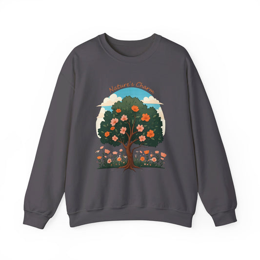 Korea -  Nature's Charm Unisex Heavy Blend™ Crewneck Sweatshirt  - StyleMZ