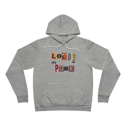 Korea -  Loud Proud and Pure Unisex Sponge Fleece Pullover Hoodie  - StyleMZ