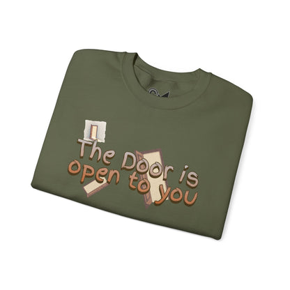 The door is open to you Unisex Heavy Blend™ Crewneck Sweatshirt - StyleMZ