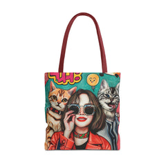 Korea -  Hi! Cats Tote Bag (AOP)  - StyleMZ