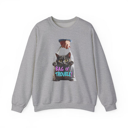 Bag of trouble Unisex Heavy Blend™ Crewneck Sweatshirt - StyleMZ