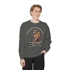 Korea -  Rugged threads for ruff roads Unisex Garment-Dyed Sweatshirt  - StyleMZ