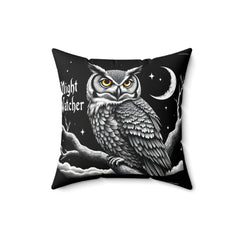 StyleMZ - Almohada cuadrada de poliéster hilado Night watcher - StyleMZ 