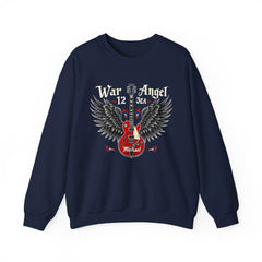 Sudadera unisex de cuello redondo de mezcla pesada Korea - War Angel - StyleMZ 