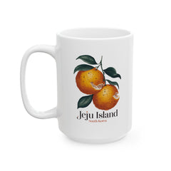 Korea -  Jeju Island Ceramic Mug, (11oz, 15oz)  - StyleMZ