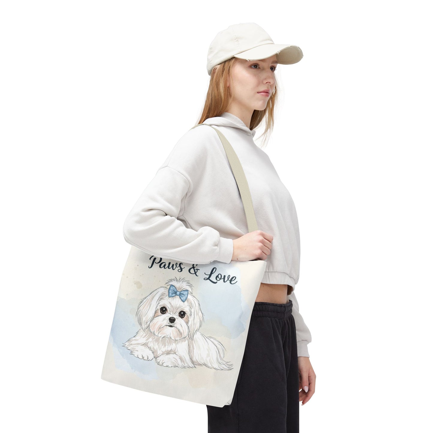 Paws & Love Dog Tote Bag - Durable Pet Lover's Carryall