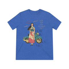 Korea -  How will you outpace me? Unisex Triblend Tee  - StyleMZ