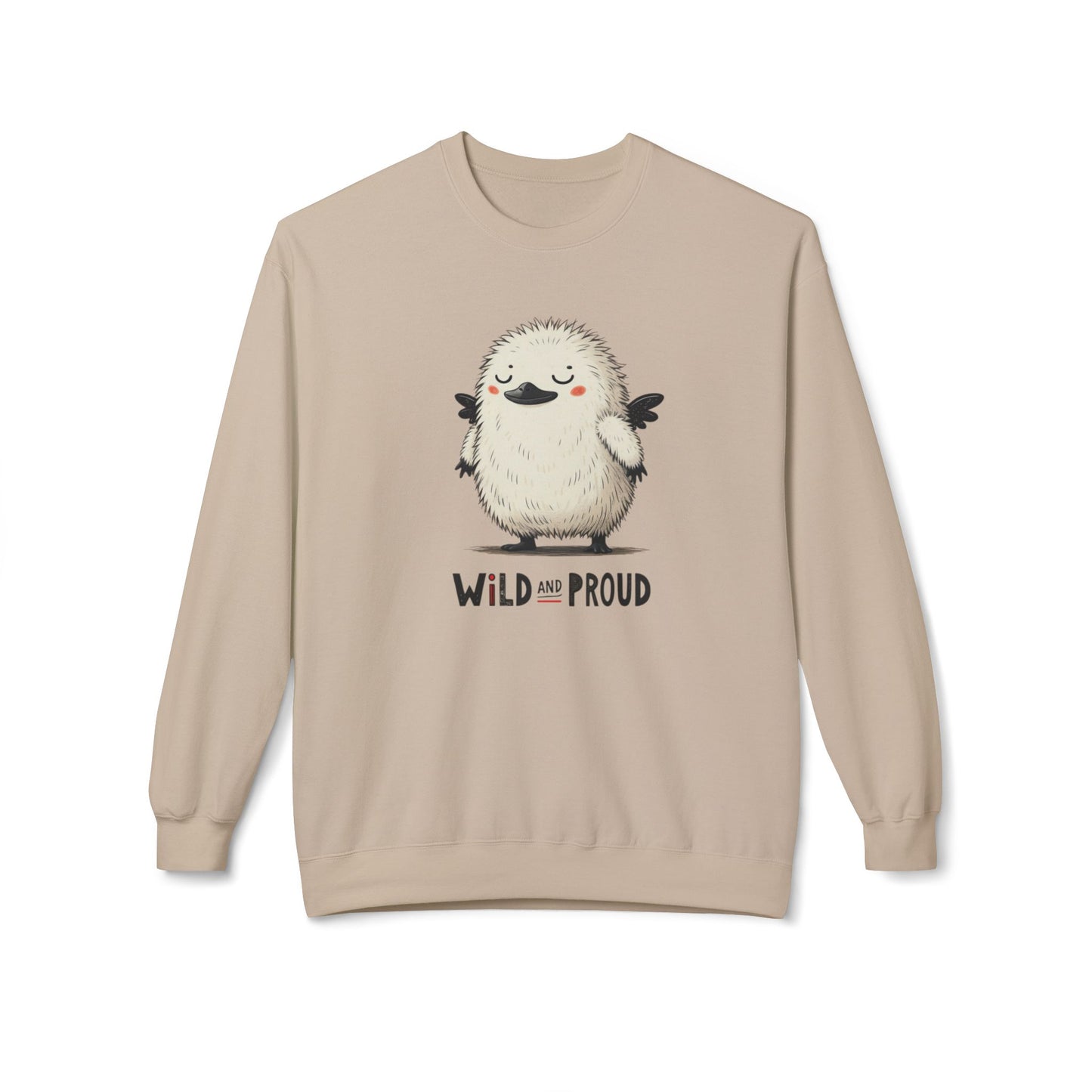 Korea -  Wild and proud Unisex Midweight Softstyle Fleece Crewneck Sweatshirt  - StyleMZ