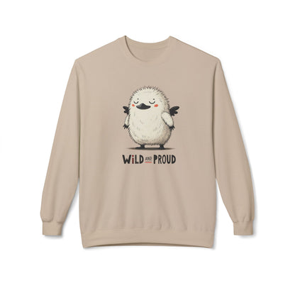 Korea -  Wild and proud Unisex Midweight Softstyle Fleece Crewneck Sweatshirt  - StyleMZ