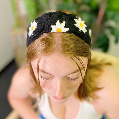 Patchwork Crochet Headband for Everyday Comfort and Style