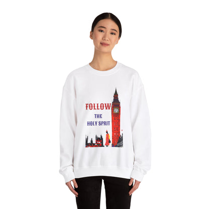 Korea -  Follow the Holy Spirit Unisex Heavy Blend™ Crewneck Sweatshirt  - StyleMZ