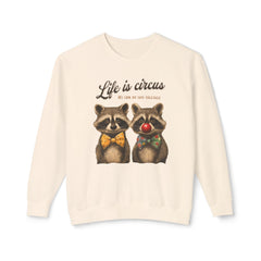 Korea -  Life is circus Unisex Lightweight Crewneck Sweatshirt  - StyleMZ