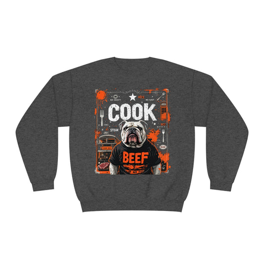 Cook beef Unisex NuBlend® Crewneck Sweatshirt - StyleMZ - Stylemz