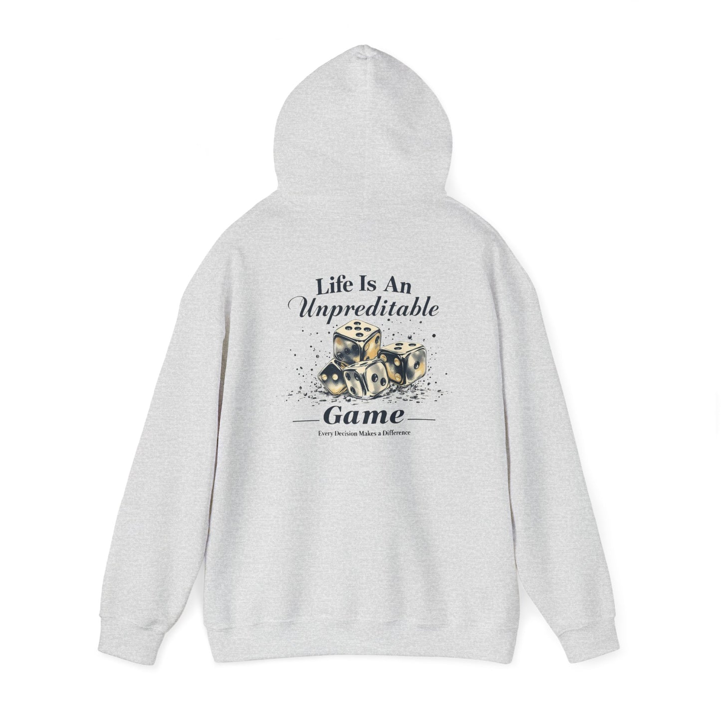 Life Is An Unpredictable Game Unisex Heavy Blend™ Hooded Sweatshirt