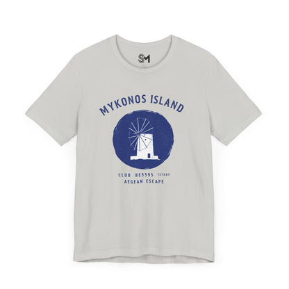 Mykonos Island Unisex Jersey Short Sleeve Tee